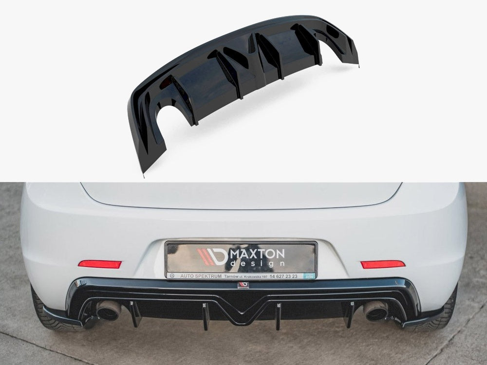 Rear Valance compatible with Alfa Romeo Giulietta (Exhaust On Both Sides Version)