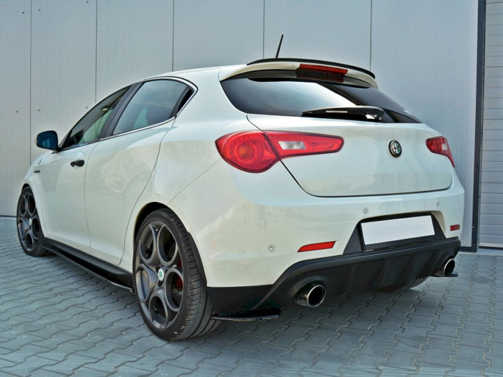 Rear Side Splitters compatible with Alfa Romeo Giulietta Zender - Textured