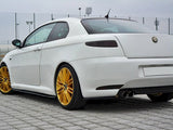 Rear Side Splitters compatible with Alfa Romeo GT (2004-2010) - Carbon Look