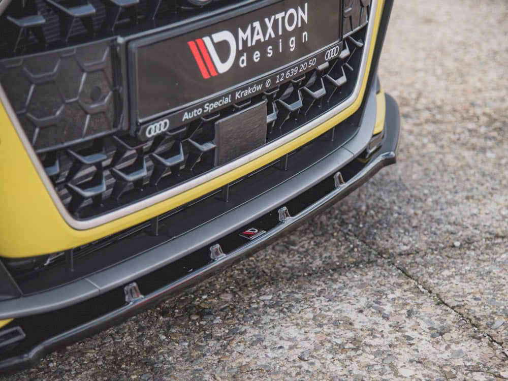 Front Splitter V.1 compatible with Audi A1 S Line GB (2018-)