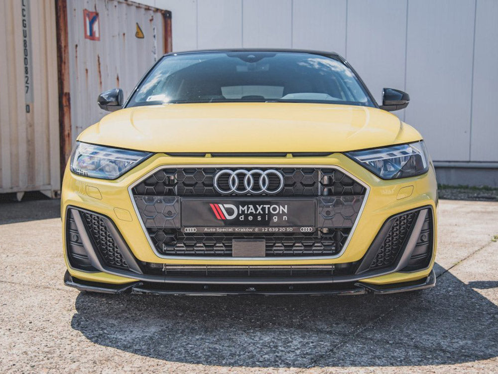 Front Splitter V.3 compatible with Audi A1 S Line GB (2018-)
