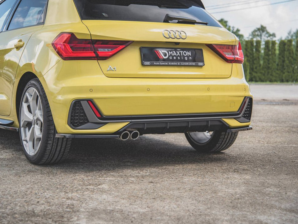 Rear Side Splitters compatible with Audi A1 S Line GB (2018-)