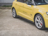 Side Skirts Splitters compatible with Audi A1 S Line GB (2018-)