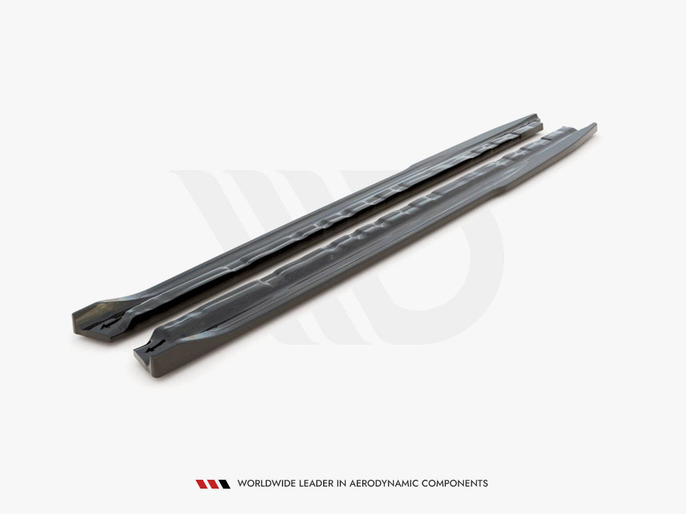 Side Skirts Splitters compatible with Audi A1 S Line GB (2018-)