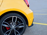 Rear Side Splitters compatible with Audi S1 Mk1 (2014-2018)