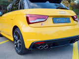 Rear Side Splitters compatible with Audi S1 Mk1 (2014-2018)