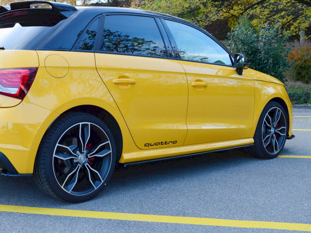 Side Skirts Splitters compatible with Audi S1 Mk1 (2014-2018)