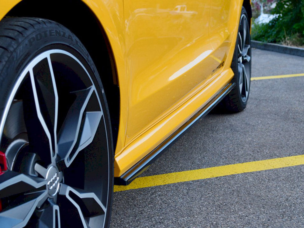 Side Skirts Splitters compatible with Audi S1 Mk1 (2014-2018)