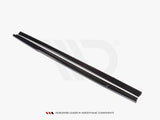 Side Skirts Diffusers compatible with Audi S3 / A3 S Line 8V / 8V FL Hatchback