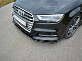 Front Splitter V.1 Audi S3 / A3 S-Line 8V Facelift Sedan (2016-2020)