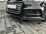Front Splitter V.2 compatible with Audi S3 / A3 S Line 8V FL Sedan