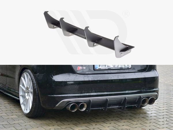Rear Diffuser Audi S3 / A3 S-line 8V Hatchback / Sportback (2012-2016)