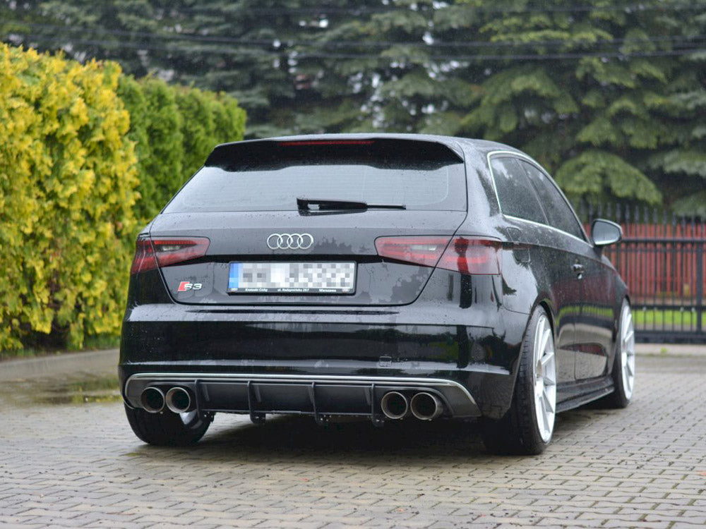 Rear Diffuser compatible with Audi S3 8V Hatchback / Sportback