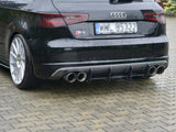Rear Diffuser compatible with Audi S3 8V Hatchback / Sportback