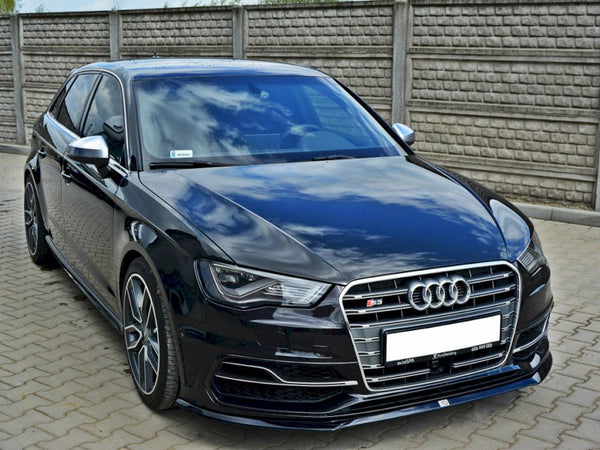 MAXTON DESIGN Front Splitter Audi S3 / A3 S-Line 8V Hatchback / Sportback