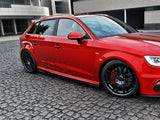 Side Skirt Diffusers V.1 compatible with Audi S3 / A3 S Line Sportback 8V / 8V Facelift