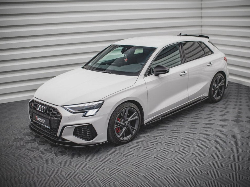 Side Skirts Diffusers V.1 compatible with Audi S3 / A3 S Line 8Y