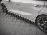 Street PRO Side Skirts Diffusers compatible with Audi S3 / A3 S Line 8Y / 8Y Facelift