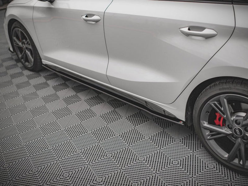 Street PRO Side Skirts Diffusers Audi S3 / A3 S-line 8Y (2020-)