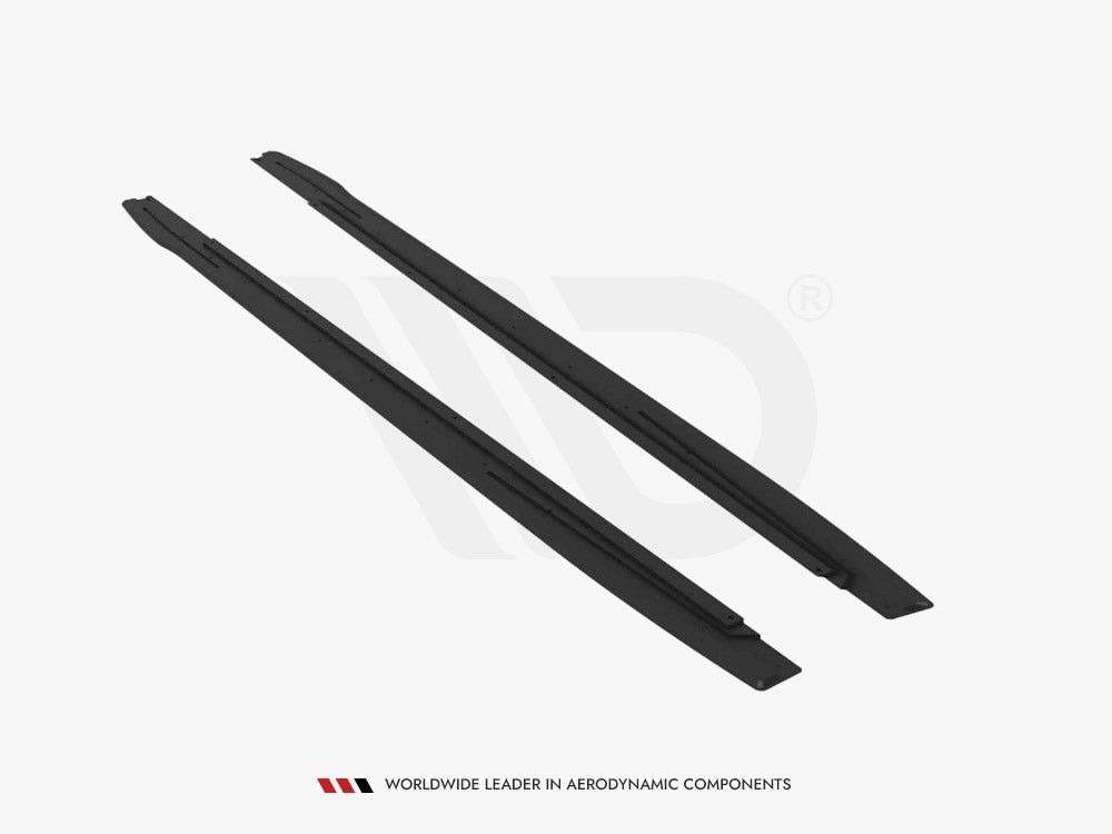 Street PRO Side Skirts Diffusers compatible with Audi S3 / A3 S Line 8Y / 8Y Facelift