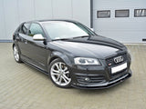 Front Splitter V.2 compatible with Audi S3 8P (Facelift Model) 2009-2013