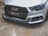 Front Splitter V.3 Audi S3 / A3 S-line 8V Facelift Sedan (2016-2020)