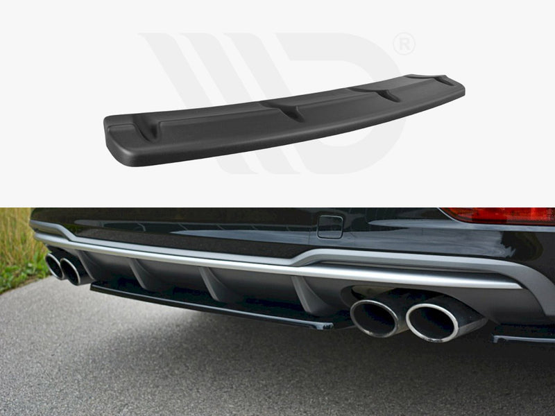 MAXTON DESIGN Central Rear Splitter Audi S3 8V FL Sedan (2017-)