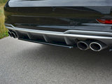 MAXTON DESIGN Central Rear Splitter Audi S3 8V FL Sedan (2017-)