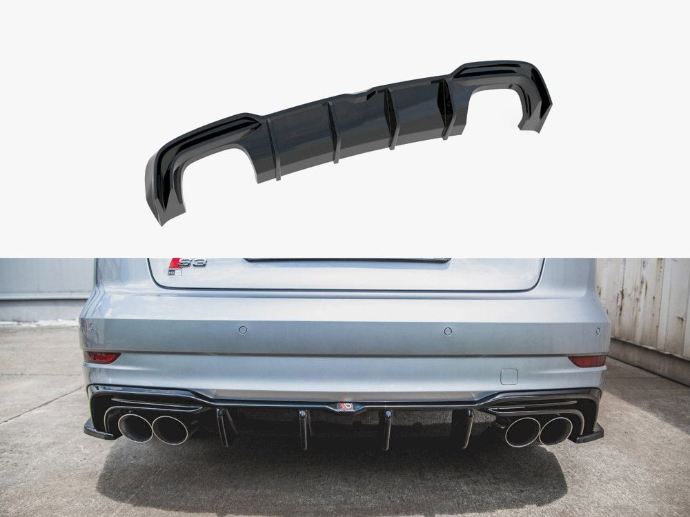 Rear Valance compatible with Audi S3 Sedan 8V Facelift (2016-2020)
