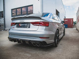 Rear Valance compatible with Audi S3 Sedan 8V Facelift (2016-2020)