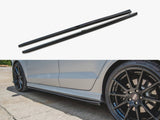 Side Skirts Diffusers V.2 compatible with Audi S3 Sedan 8V Facelift (2016-2020)