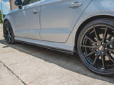 Side Skirts Diffusers V.2 compatible with Audi S3 Sedan 8V Facelift (2016-2020)