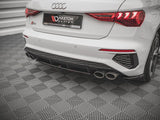 MAXTON DESIGN Central Rear Splitter For Audi S3 8Y (2020-)