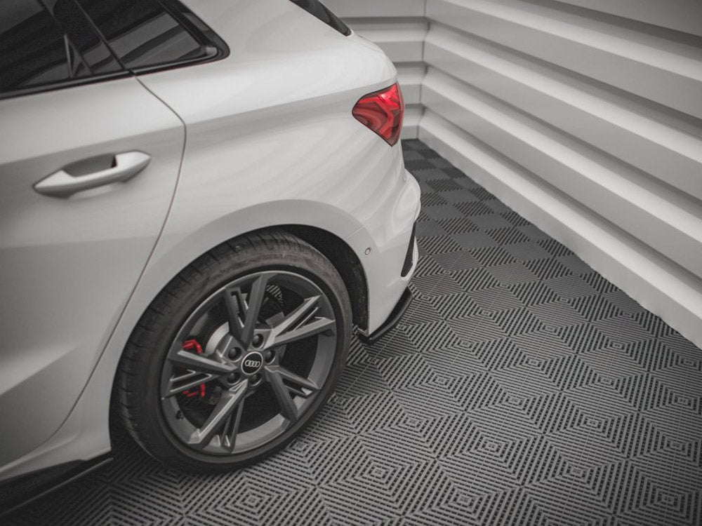 Rear Side Splitters V.1 compatible with Audi S3 Sportback 8Y