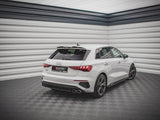 Rear Side Splitters V.1 compatible with Audi S3 Sportback 8Y