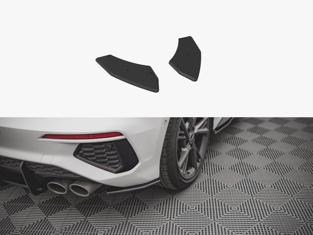 Street PRO Rear Side Splitters compatible with Audi S3 Sportback 8Y