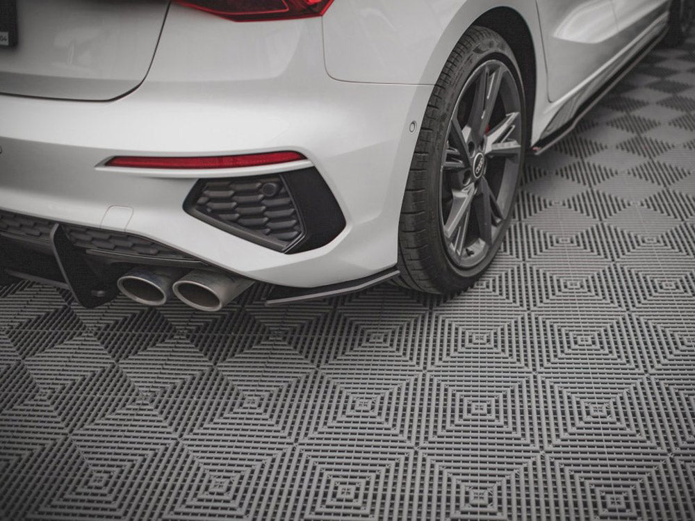 Street PRO Rear Side Splitters compatible with Audi S3 Sportback 8Y