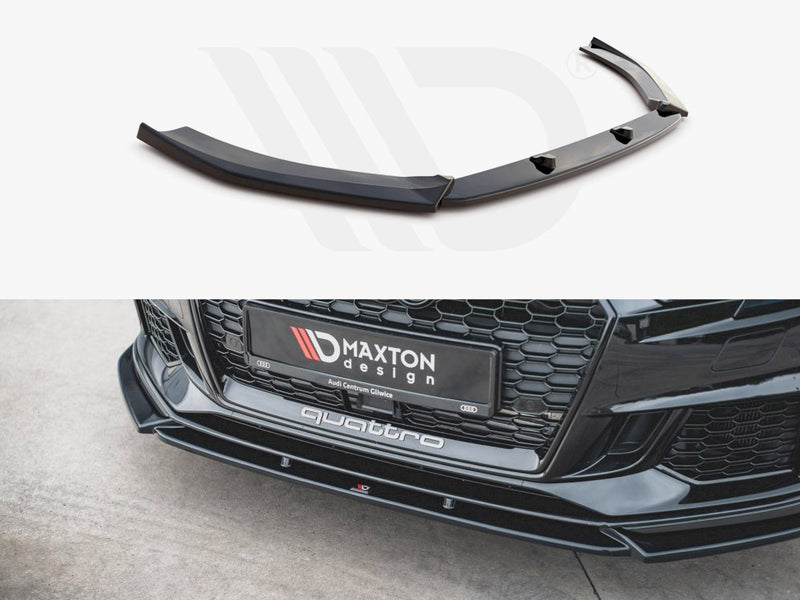 Front Splitter V.4 Audi RS3 8V Facelift  (2017-UP)