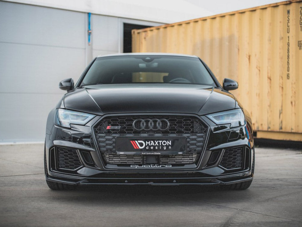 Front Splitter V.4 compatible with Audi RS 3 8V Facelift (2017-)
