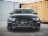 Front Splitter V.4 compatible with Audi RS 3 8V Facelift (2017-)
