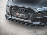 Front Splitter V.4 compatible with Audi RS 3 8V Facelift (2017-)