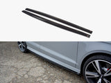 Side Skirts Diffusers compatible with Audi RS 3 8V Facelift Sedan (2017-20)