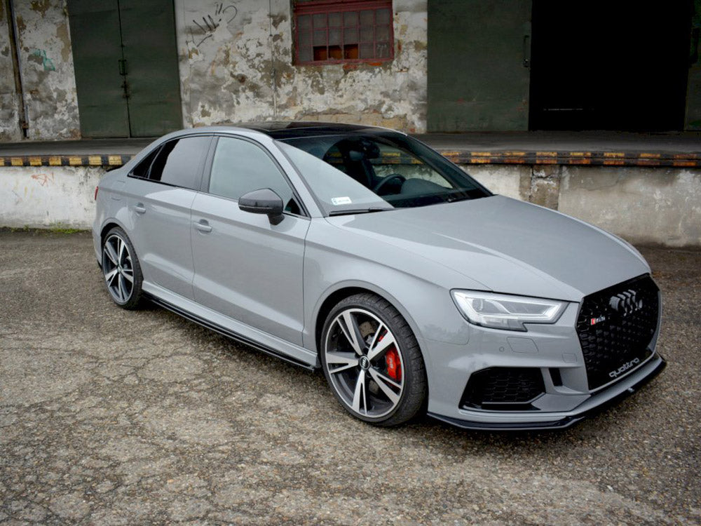 Side Skirts Diffusers compatible with Audi RS 3 8V Facelift Sedan (2017-20)