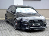 MAXTON DESIGN Front Racing Splitter V.2 Audi RS3 8V Facelift Sportback (2017-20)