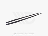 Racing Side Skirts Diffusers V.1 Audi RS3 8V Facelift Sportback (2017-20)