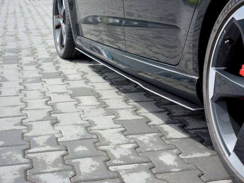 Racing Side Skirts Diffusers V.1 Audi RS3 8V Facelift Sportback (2017-20)