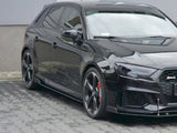Racing Side Skirts Diffusers V.2 Audi RS3 8V Facelift Sportback (2017-20)