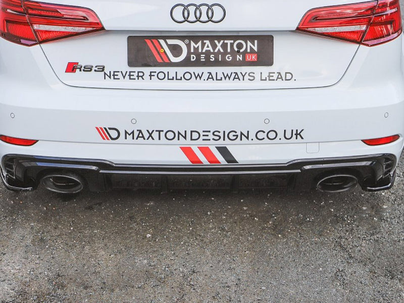 Rear Side Splitters Audi RS3 8V Facelift Sportback (2017-2020)