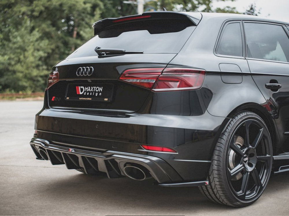 Rear Side Splitters V.2 compatible with Audi RS 3 8V Sportback Facelift (2017-UP)