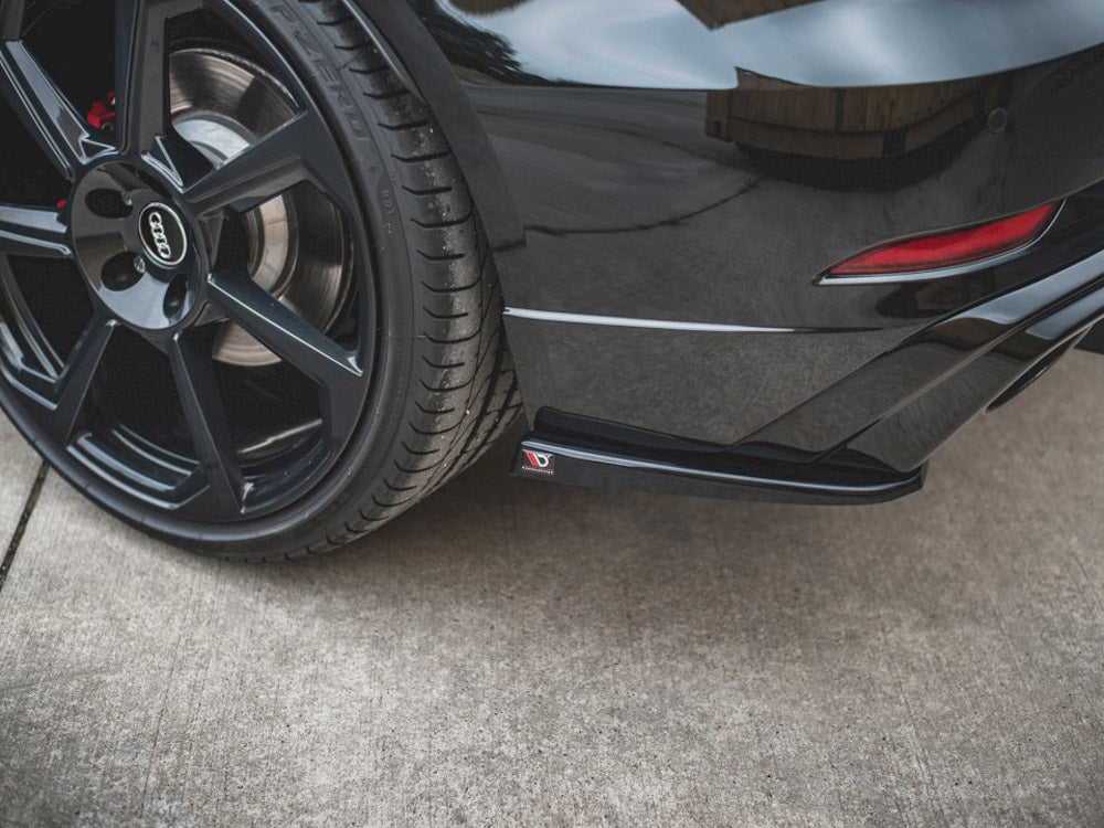 Rear Side Splitters V.2 compatible with Audi RS 3 8V Sportback Facelift (2017-UP)